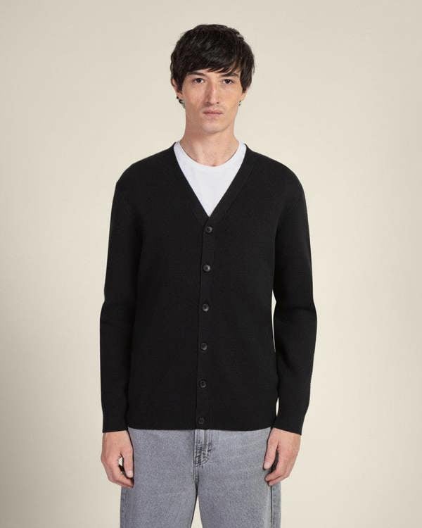 Larsson & Co Milano Knit V-Neck Cardigan