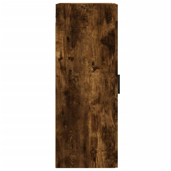 Berkfield Wall Mounted Cabinet Smoked Oak 34.5x34x90 cm Engineered Wood