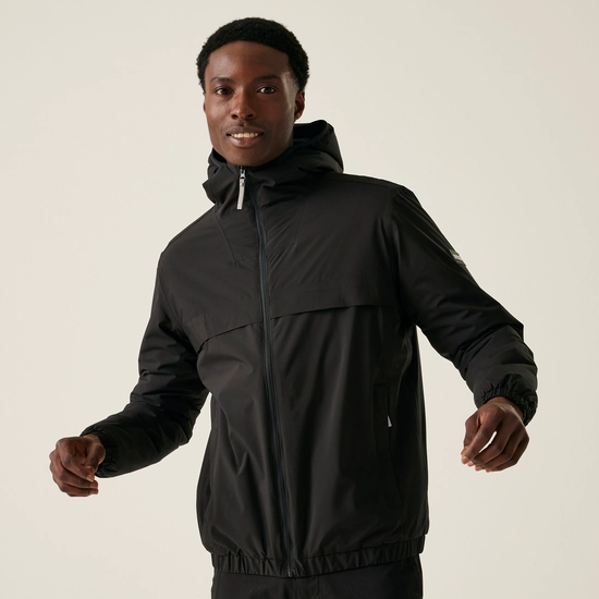 Regatta Mens Wiltom Waterproof Jacket - Black