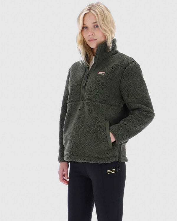 Hunter Tiorga Womens 1/4 Zip Borg Fleece - Kambaba