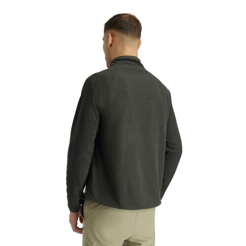 Trespass Mens Harry Half Zip Fleece - Charcoal
