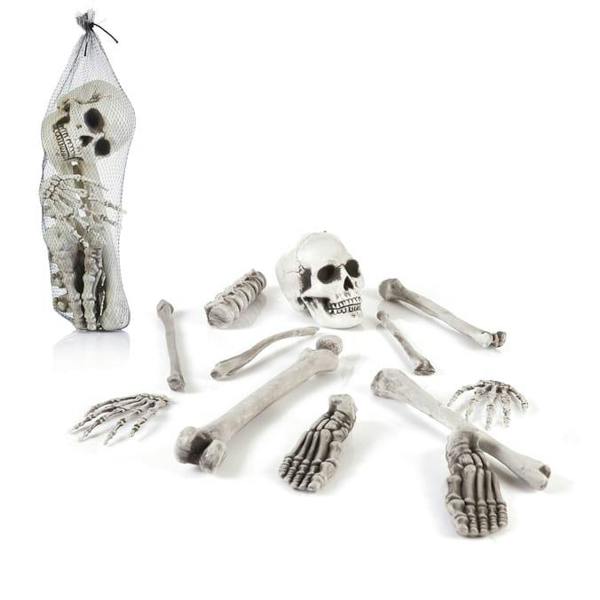 Garden Greatness Halloween Skeleton Bones In A Bag