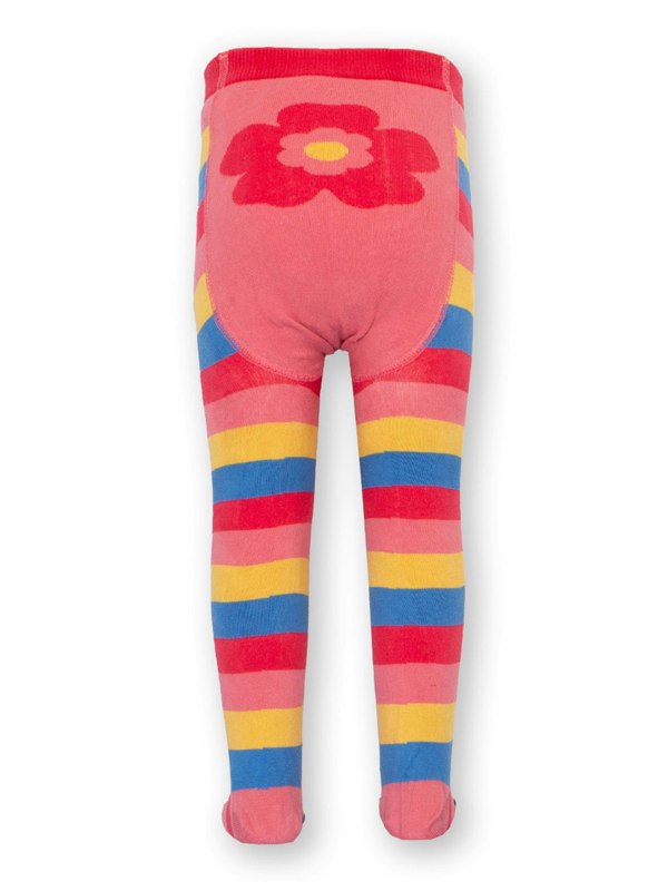 Kite Girls Organic Stripy Tights Rose Pink