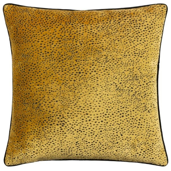 Paoletti Estelle Spotted Cushion Cover - Gold/Black