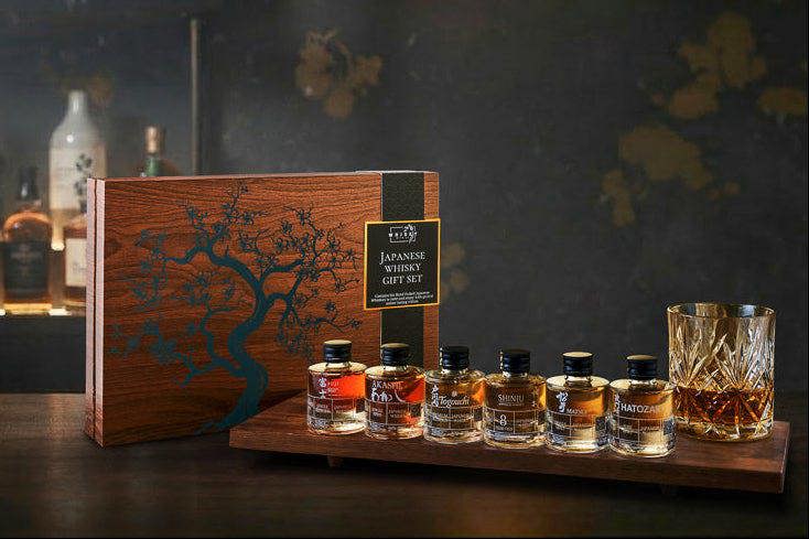 Whisky With Us Japanese Whisky Tasting Set – 6 Premium Miniature Japanese Whiskies
