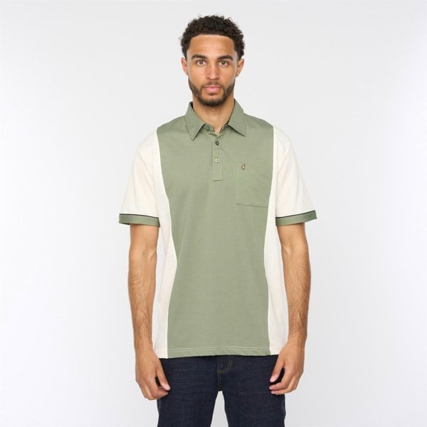 Gabicci G52X13 Mens Short Sleeve Plated Jersey Polo Shirt Gabicci Classic - CREAM