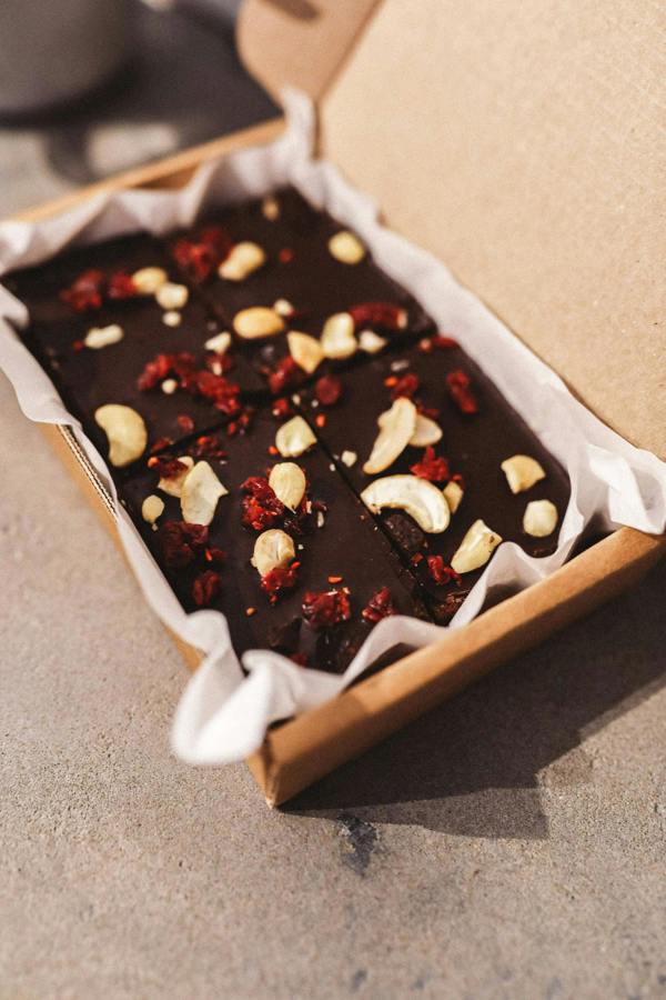 Sweet and Wild Salted Maca Millionaire Bar