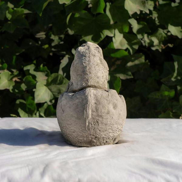 Small Stone Cast Baby T-Rex Dinosaur Garden Sculpture