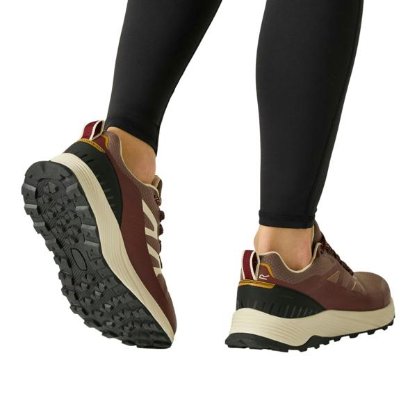 Regatta Womens Ravika Trainers - Dark Cherry/Mocha - Dark Cherry/Mocha - 60% TPU/30% Polyester/10% PU