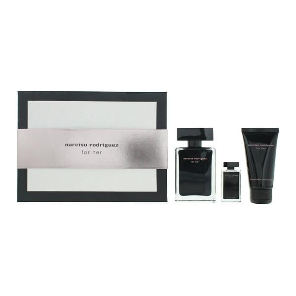 Narciso Rodriguez For Her Eau de Toilette 50ml, Eau de Toilette 7.5ml + Body Lotion 50ml Gift Set