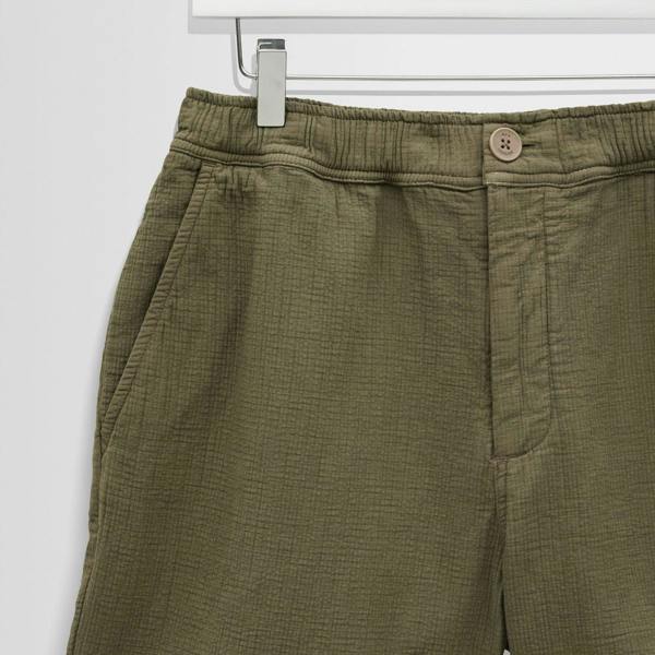 Wax London Kurt Crinkle Cotton Linen Shorts