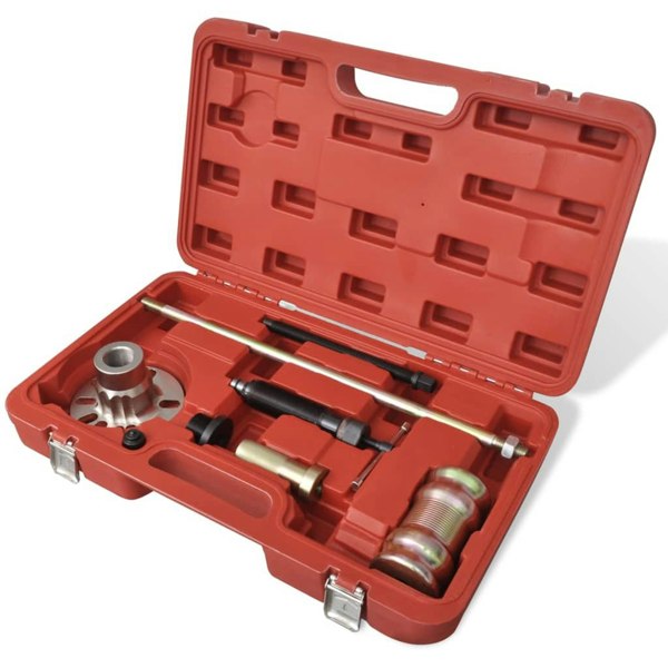 Berkfield Hydraulic Wheel Hub Puller with Hammer Set 10 Ton