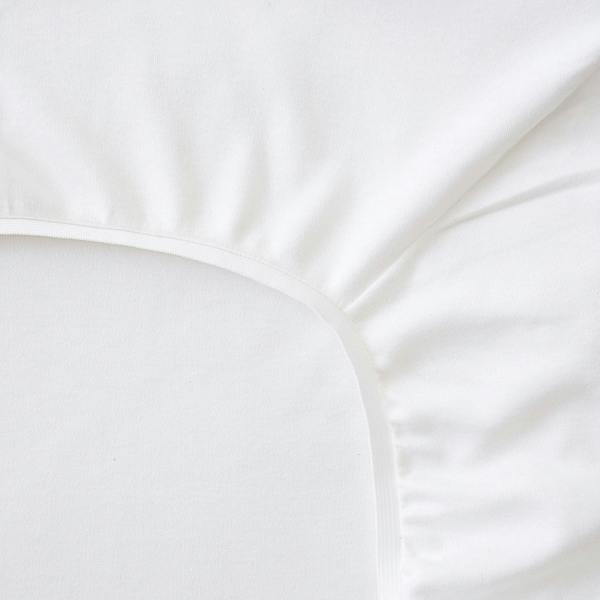 Premium Organic 100% Cotton Fitted Sheet to fit Nuna Sena Aire Travel Cot – 94 x 66cm - The Tiny Bed Company™