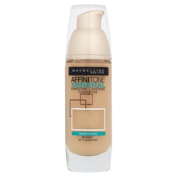 Maybelline New York Maybelline Affinitone Mineral Foundation SPF18 30ml - Choose Shade