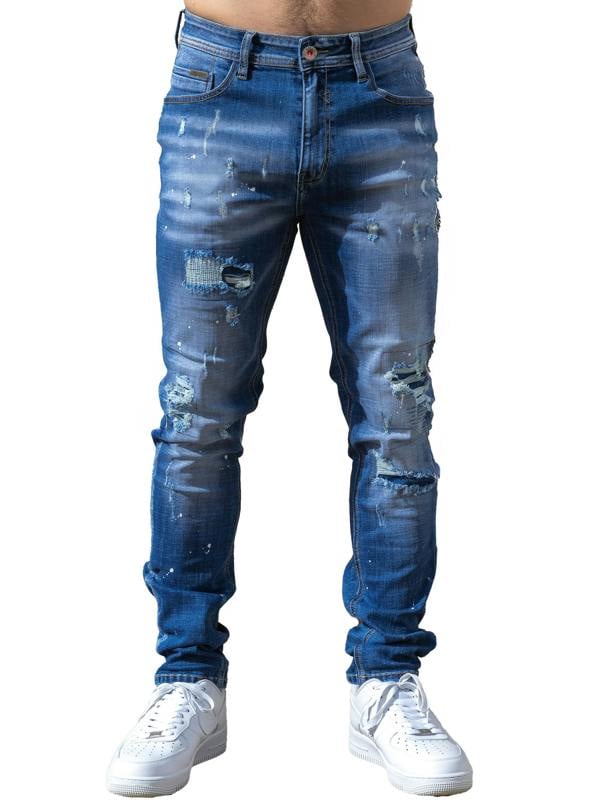 Enzo Milano | Mens Ripped Jeans