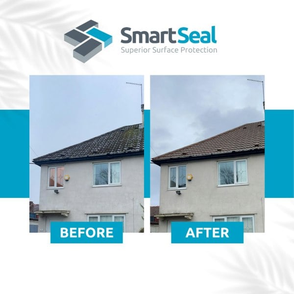 Smartseal Roof Cleaner Xtreme Removal of Dirt, Algae & Grime from Roofs - 10 Litres (2 x 5L)