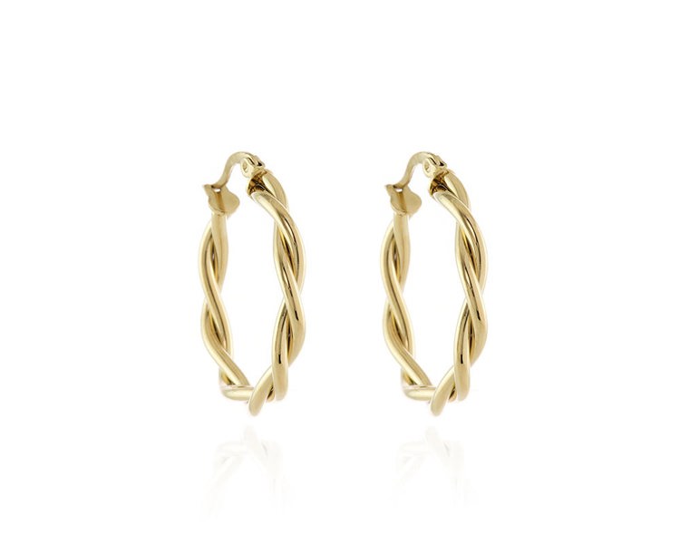 Cachet London Olena Gold Hoop Earrings
