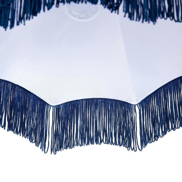 Classic Victorian Style Empire Pendant Shade in Midnight Blue Fabric Image 4