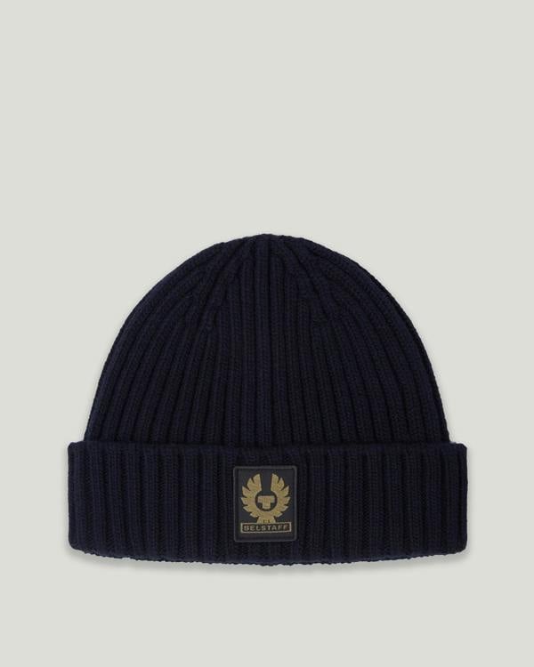 Belstaff Watch Beanie Hat - Dark Ink | CHO | Designer Unisex Hats