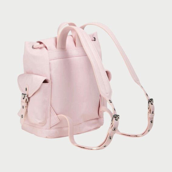 GANNI Bucky Shell Backpack Chalk Pink