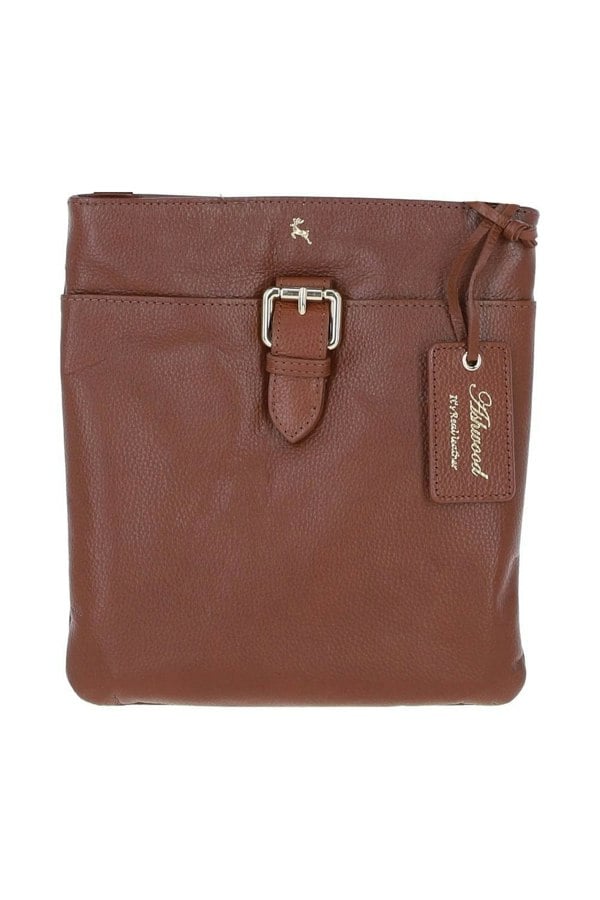 Ashwood Leather Smart Tab Cross Body Bag: 63621/Tab
