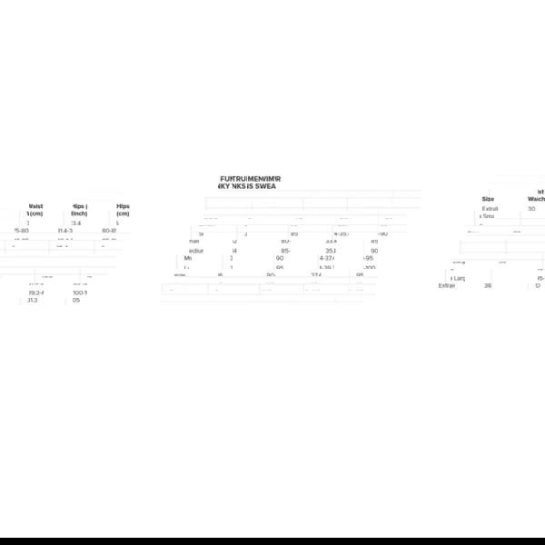 Funky Trunks Beat It shorty swim shorts size chart with cm measurements