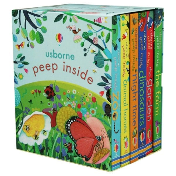 Peep Inside Collection 6 Books Box Set Children Gift Set