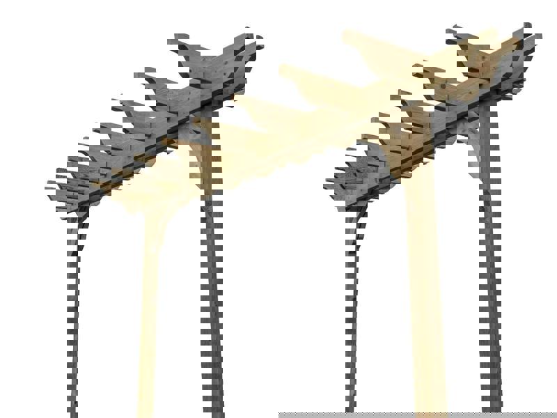 Arbor Garden Solutions Sculpted Double Beam Pergola, Plant Climbing Arbour - Sculpted brace