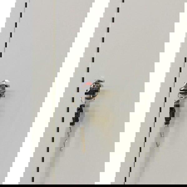 Monstershop Metal Storage Lockers - Three Doors, Grey