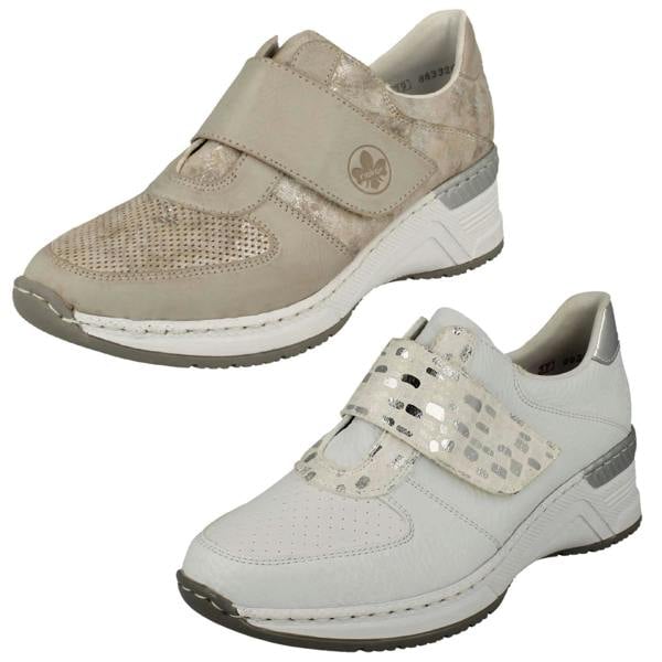 Rieker Ladies Rieker Wedge Heeled Trainers N4354