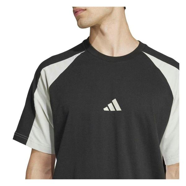 Adidas Mens Essentials Colour Block T-Shirt - Black - 