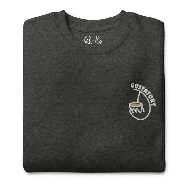 ANCHOR & CREW x GUSTATORY Coffee Alchemist Cotton Blend Embroidered Sweatshirt