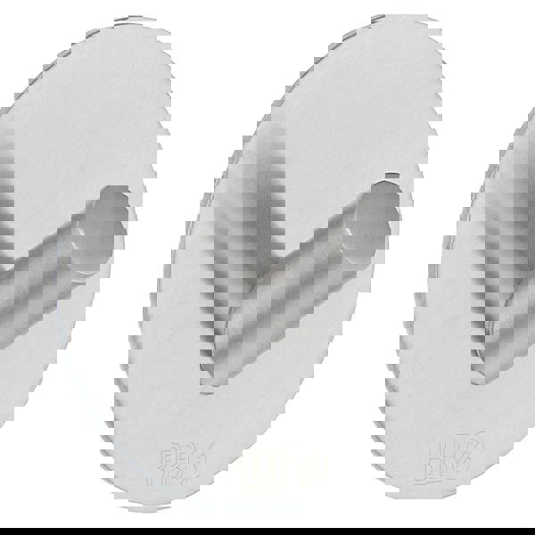 Brushed stainless steel single towel hook