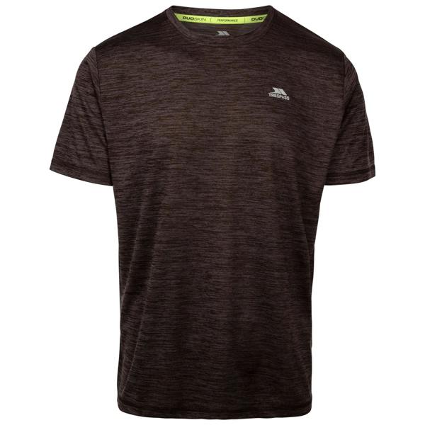 Trespass Mens Kearsley Active Top - Dark Flint Marl