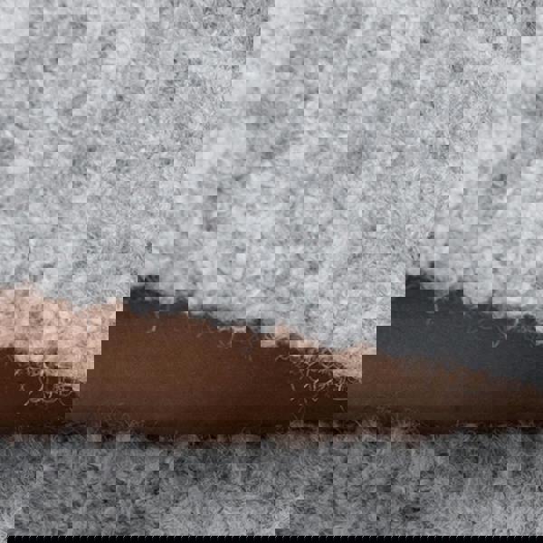 Good For Nothing Grey Cropped Bouclé Knitted Hoodie - Grey Image 3