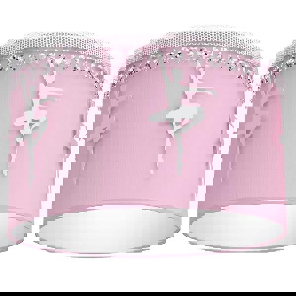 Milagro Baletnica Pendant Lamp Hand Made Soft Fabric And Ballerinas