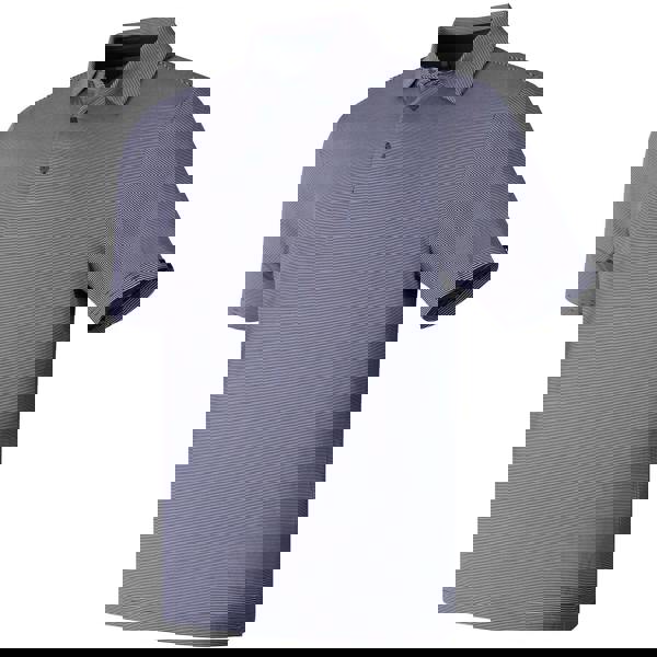 Under Armour Mens Playoff 3.0 Micro-Stripe Polo Shirt - Midnight Navy/Downpour Grey/Black - 