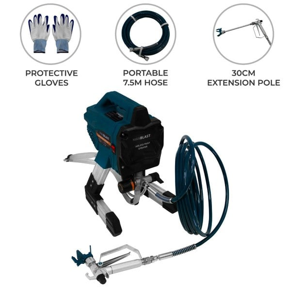 Maxblast Airless Paint Sprayer Gun 650W 1.4L