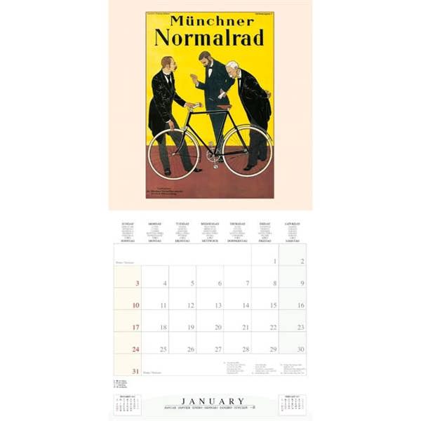 Cycling Through History Calendar 2027, Wall Calendars, Month To View, History & Literature, Gift