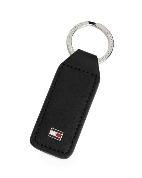 Tommy Hilfiger Eton Wallet and Key Fob Gift Set - Black