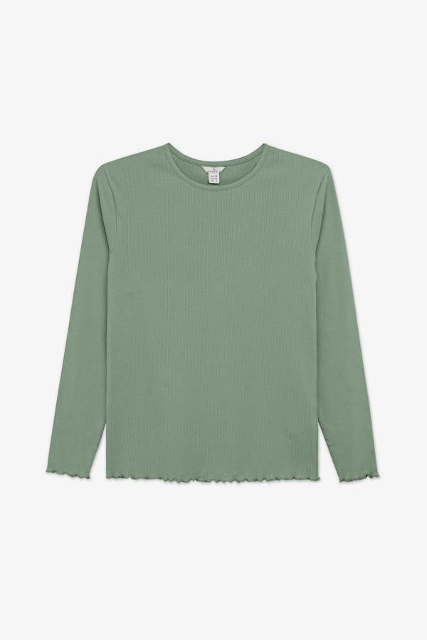 ENORSIA Lettuce Hem L/S T-shirt & Leggings Co-order Sets