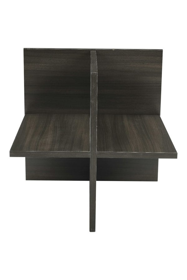 Living and Home Wooden Square Table and 4 Storage Stools Set