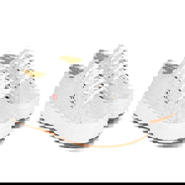 Superga Childrens/Kids 2750 Lamew Lace Up Trainers - Grey Silver