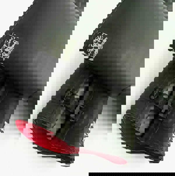 Woodland NEOPRENE Gusset Unisex Buckle Wellington Boots Olive Green