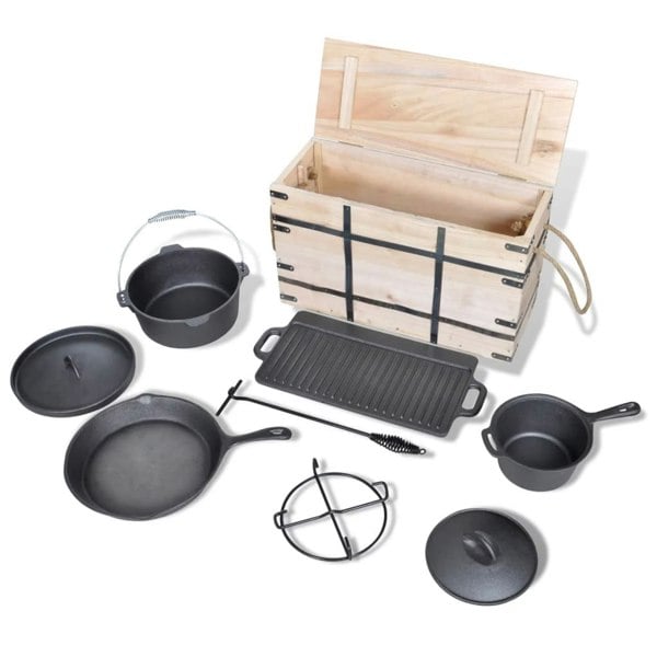 Berkfield Dutch Oven Set 9pcs
