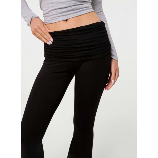 Pink Vanilla Fold Over Waist Lounge Flares