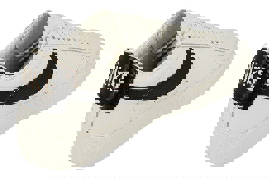 Nike Womens Blazer Low Trainers Bq0033  100 - White Black 100 - Photo 2