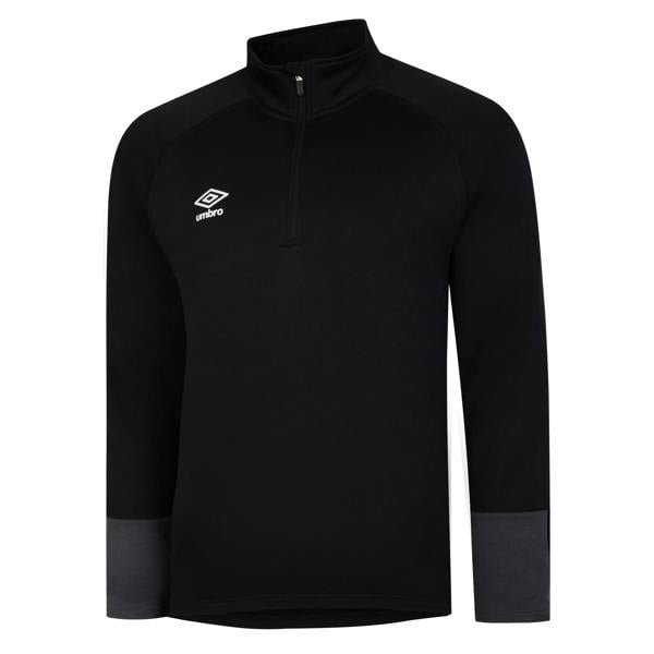 Umbro Mens Total Training Track Jacket - Black/White/Carbon - 