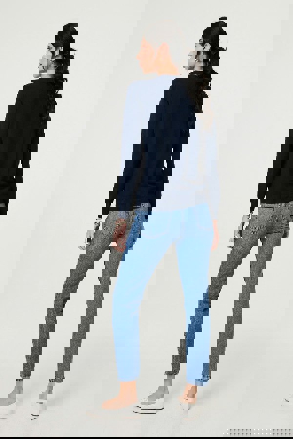 Izabel London Slim Fit Textured Knit Jumper