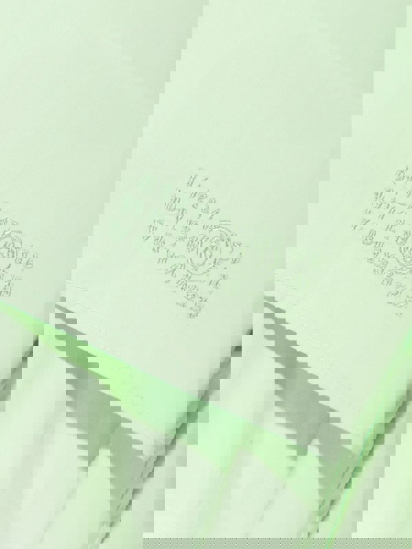 MM6 Maison Margiela Kids Cropped Poplin Pleated Back Shirt in Green